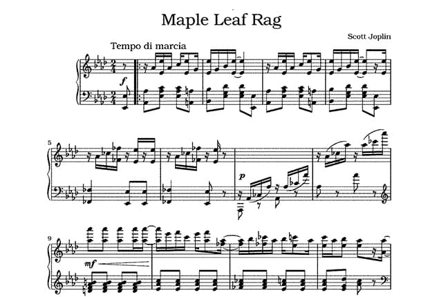 Maple Leaf Ragtime