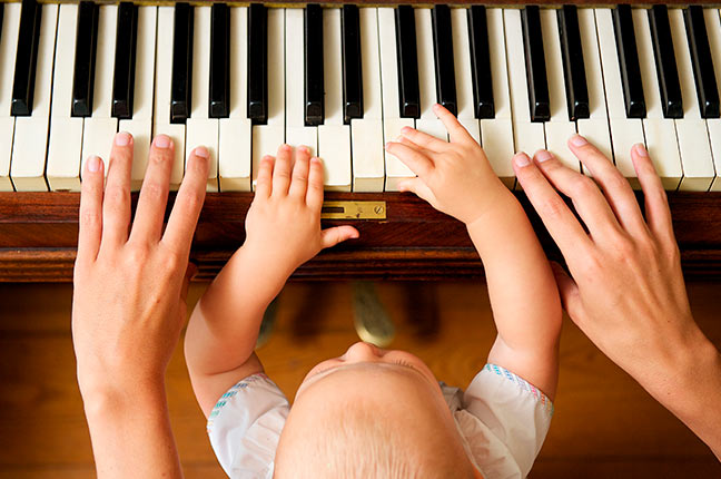 Pianinho Musical De Musicalização Infantil Teclado Brinquedo - Laranja