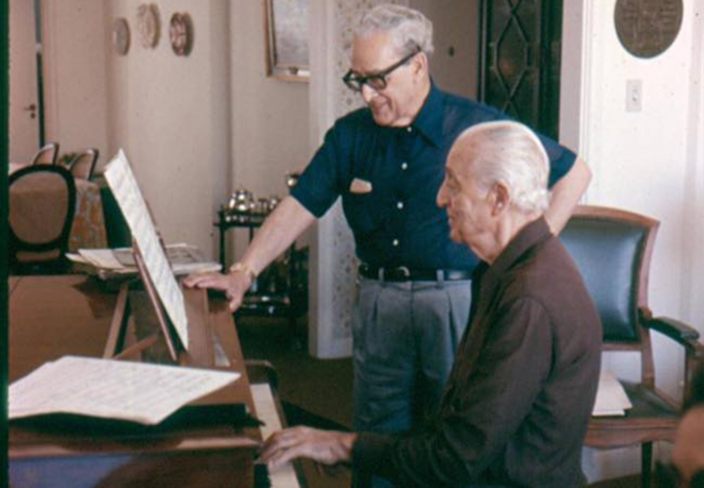 José de Souza Lima e Francisco Mignome ao piano