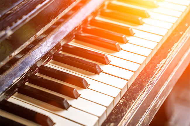 Piano com cupim