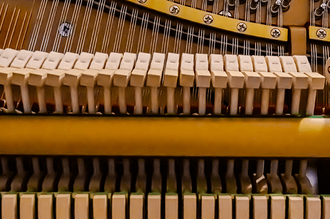 Mecanismo de um piano