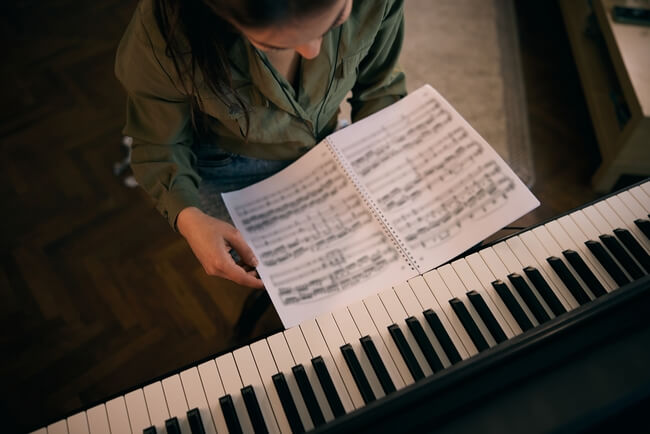 Estudos de pianos